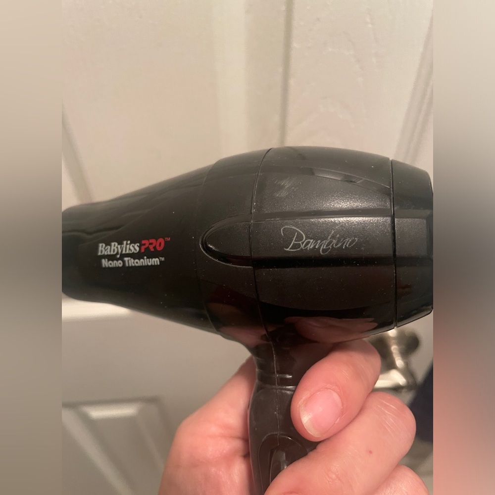 BaBylissPRO Bambino Nano Titanium Hair Dryer - travel size